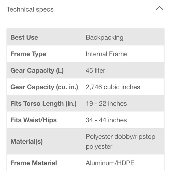 The North Face Terra 45 Pack - Picture 5 of 6